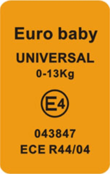 ECE R44/04 - Euro Baby